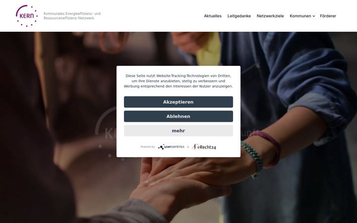 Screenshot of kern-netzwerk.de