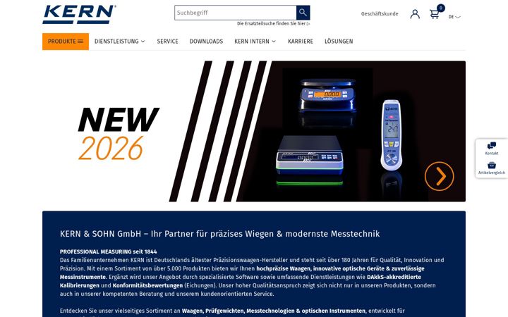 Screenshot of kern-sohn.com