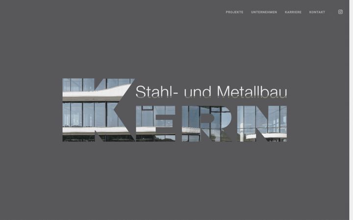 Screenshot of kern-stahlbau.de