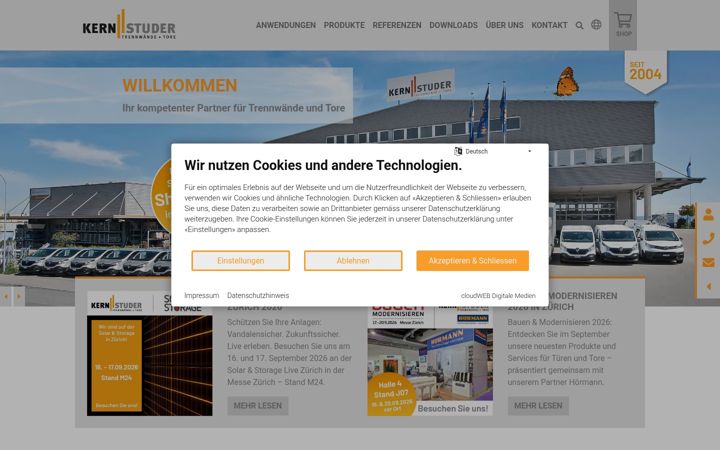Screenshot of kern-studer.ch