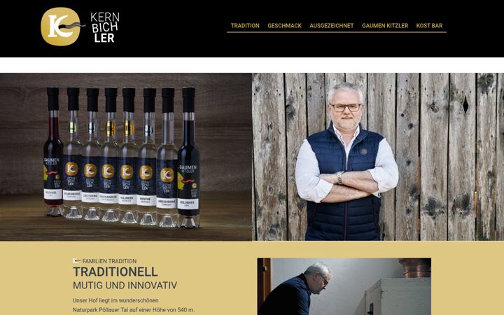 Screenshot of kernbichler-kernig.at