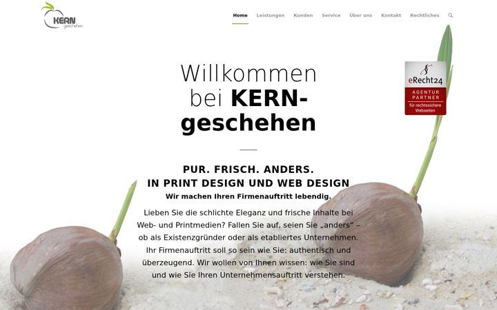 Screenshot of kerngeschehen.de