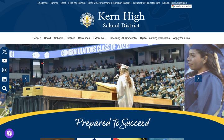Screenshot of kernhigh.org