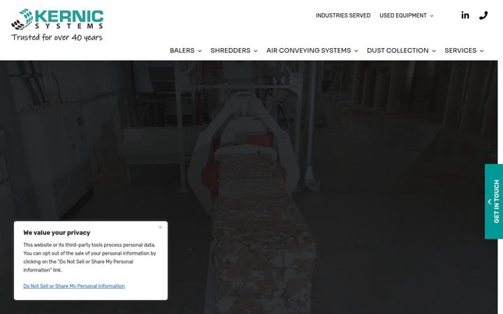 Screenshot of kernicsystems.com