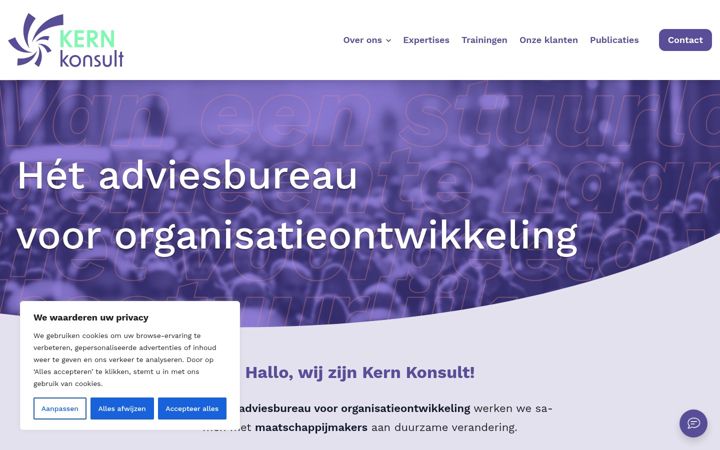 Screenshot of kernkonsult.nl