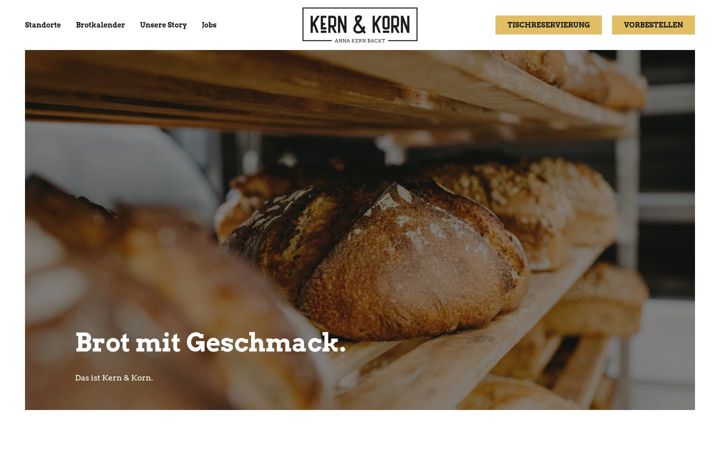 Screenshot of kernkorn.de