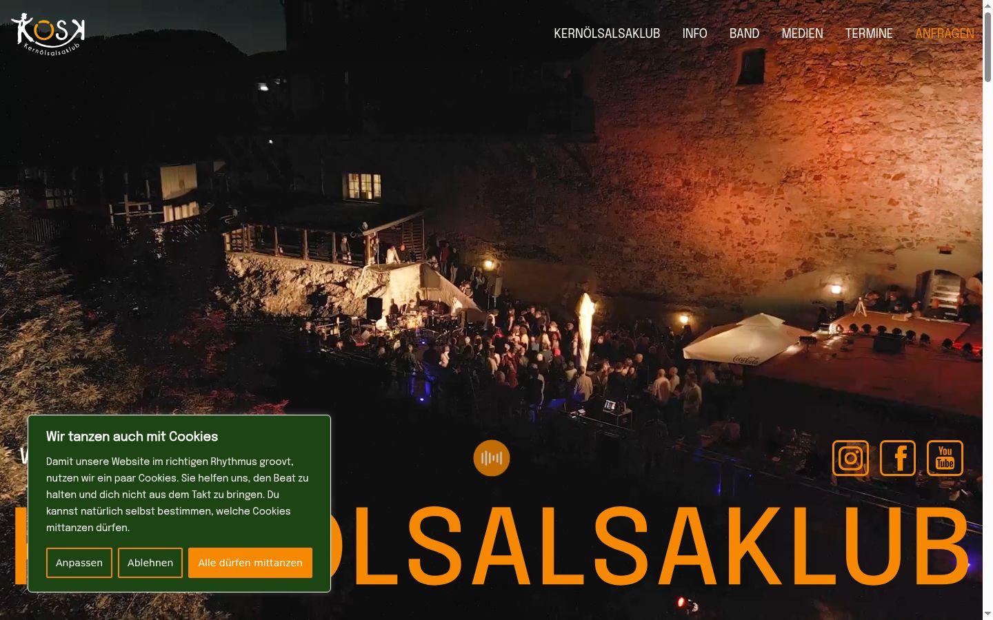 Snímek obrazovky baneru souhlasu zobrazeného před jakoukoli interakcí