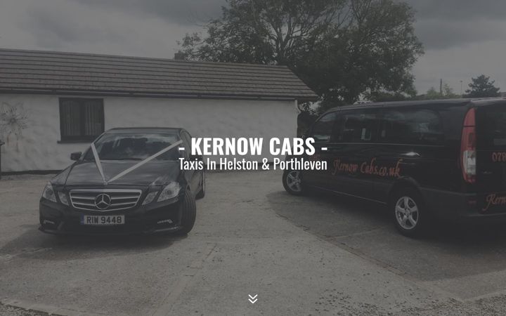 Screenshot of kernowcabs.co.uk