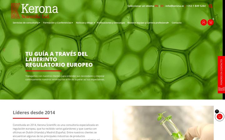 Screenshot of kerona.es