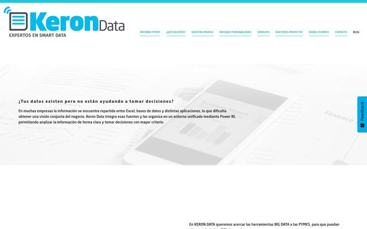 Screenshot of kerondata.com