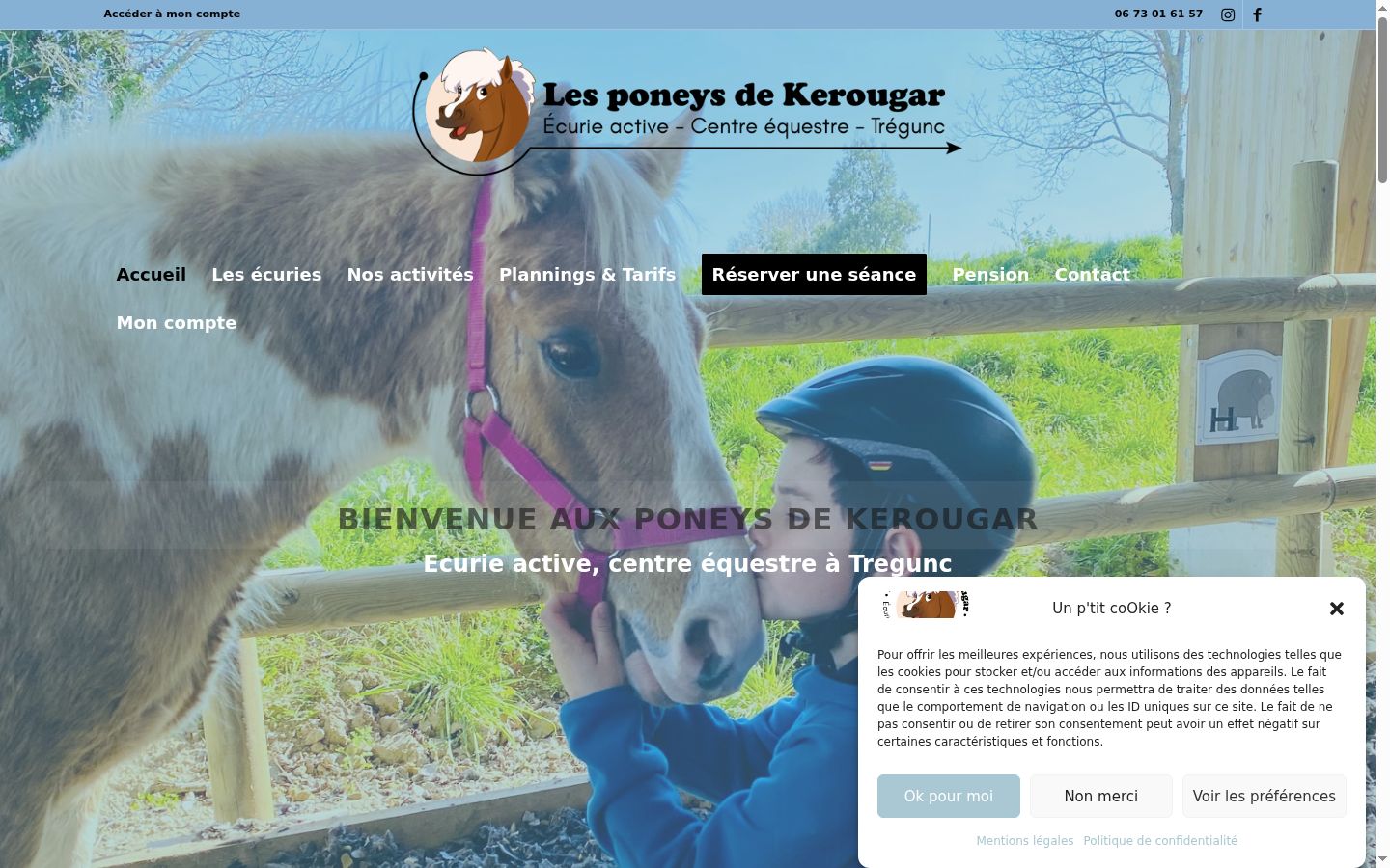 Screenshot tal-banner tal-kunsens muri qabel kwalunkwe interazzjoni