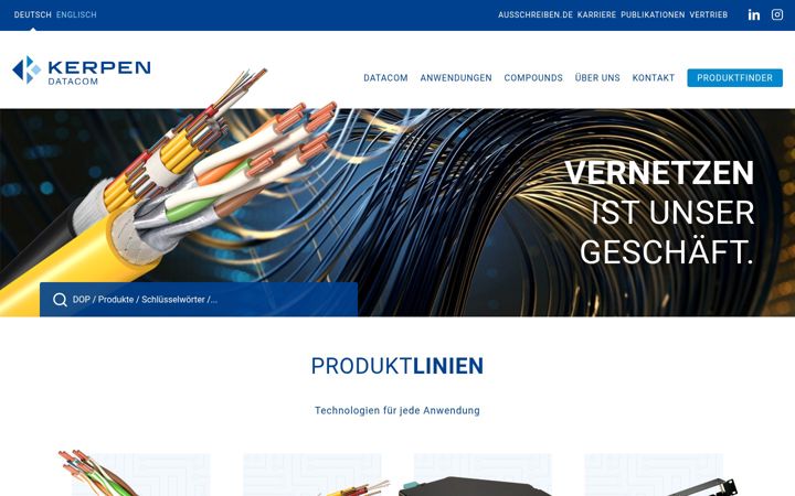 Screenshot of kerpen-data.com