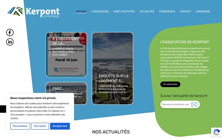 Screenshot of kerpont.fr