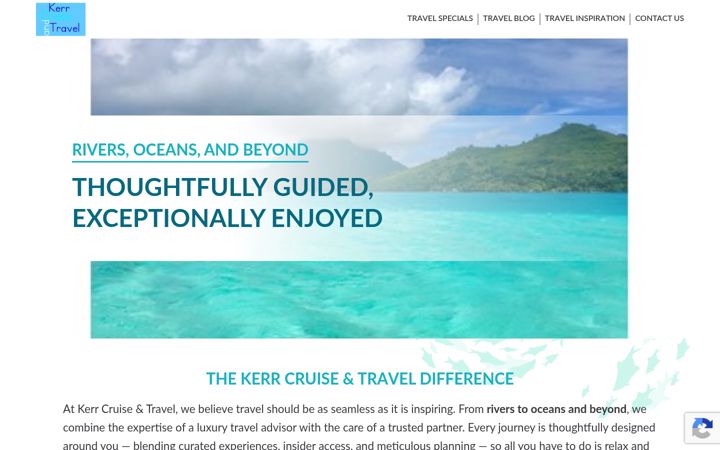 Screenshot of kerrcruiseandtravel.com