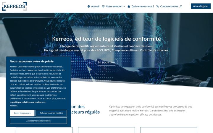 Screenshot of kerreos.fr