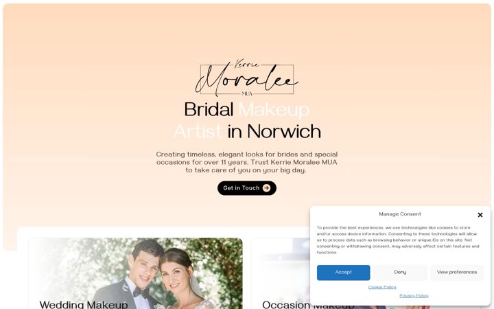 Screenshot of kerriemoraleemua.com