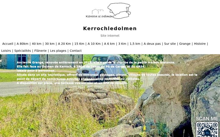 Screenshot of kerrochledolmen.com