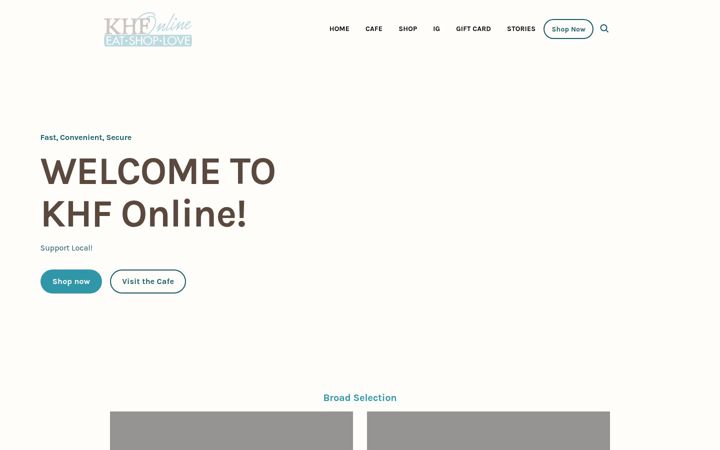Screenshot of kerrvillehealthfoods.com