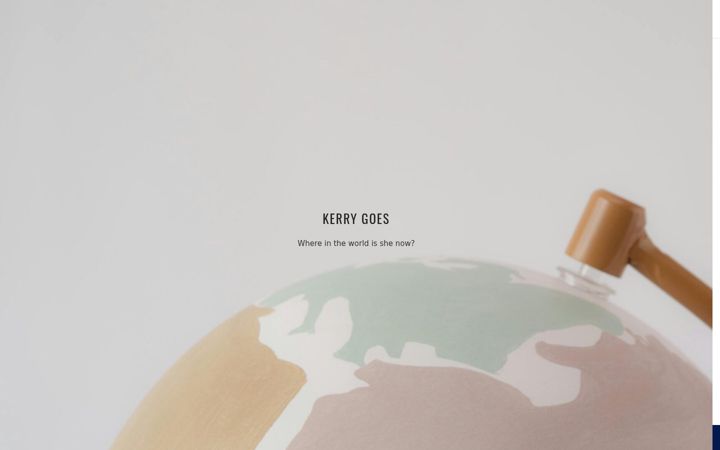 Screenshot of kerrygoes.com