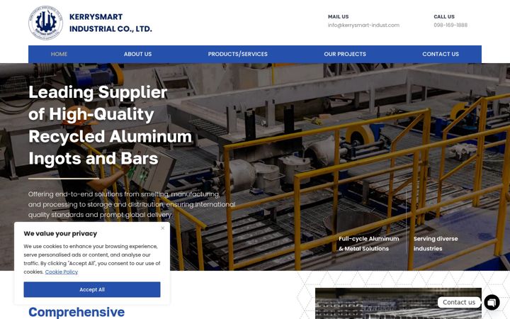 Screenshot of kerrysmart-indust.com