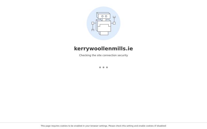 Screenshot of kerrywoollenmills.ie
