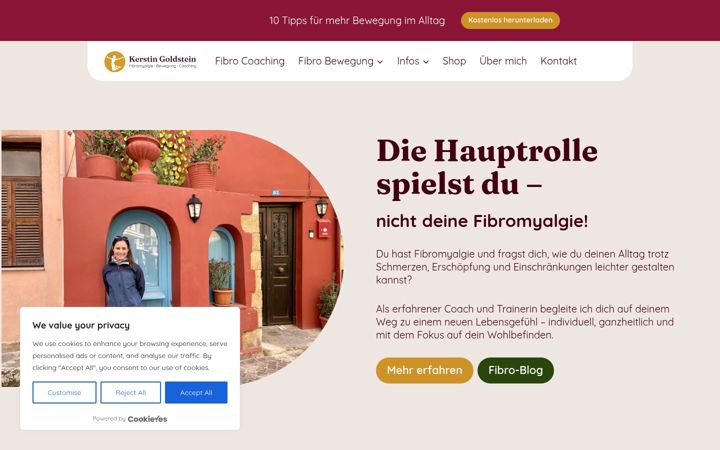 Screenshot of kerstin-goldstein.com