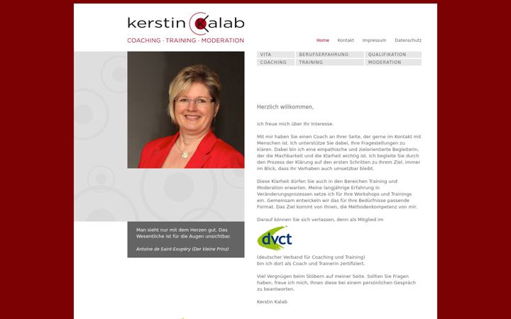 Screenshot of kerstin-kalab.de