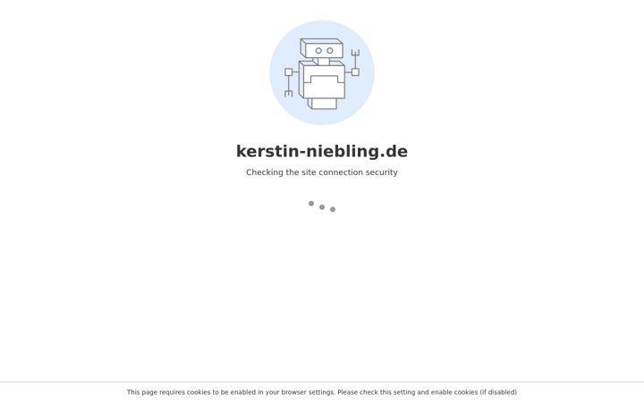 Screenshot of kerstin-niebling.de
