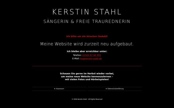 Screenshot of kerstin-stahl.de