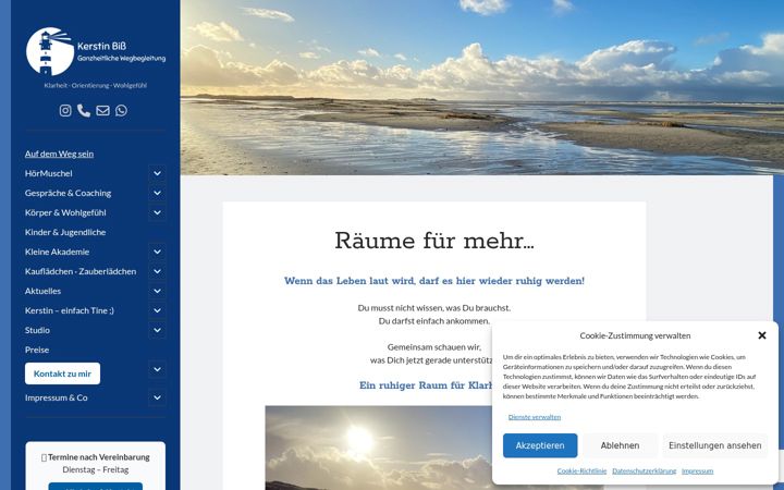 Screenshot of kerstinbiss.de