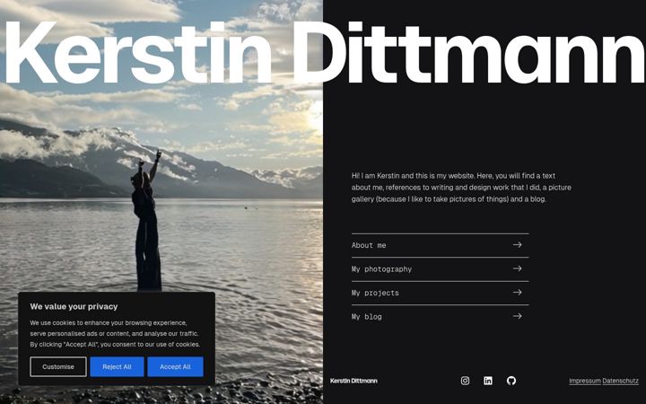 Screenshot of kerstindittmann.de