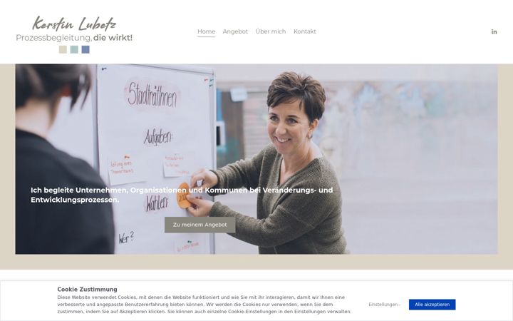 Screenshot of kerstinlubetz.com