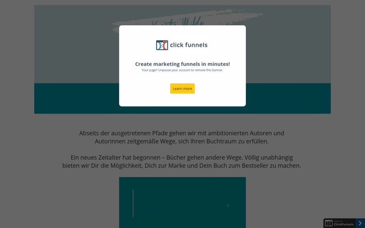 Screenshot of kerstinmilde.de