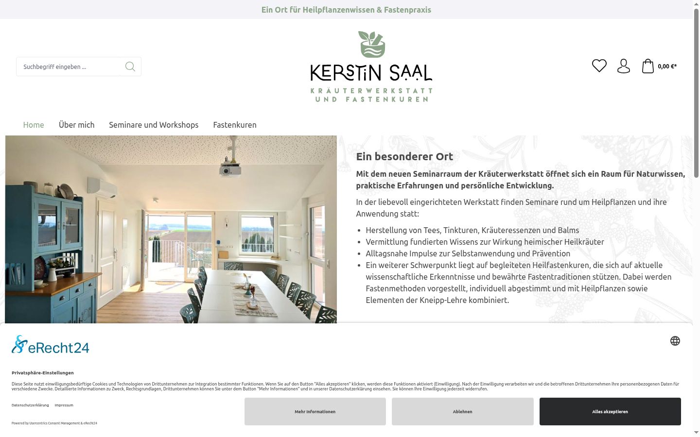 Screenshot tal-banner tal-kunsens muri qabel kwalunkwe interazzjoni