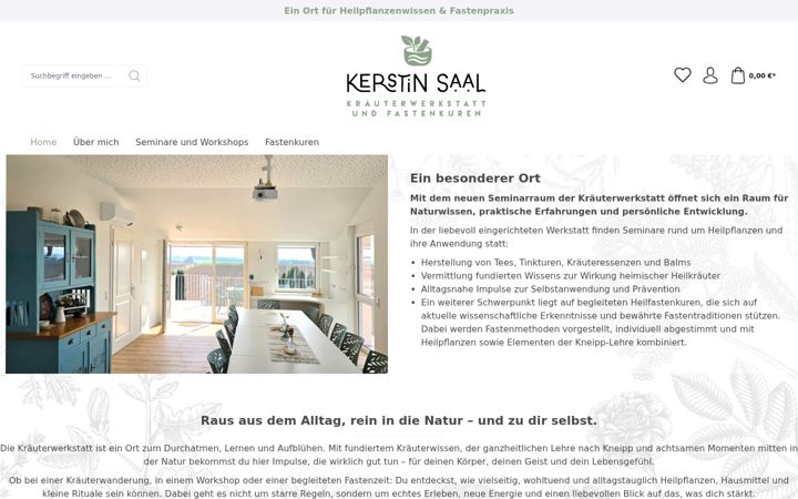 Screenshot of kerstinsaal.de