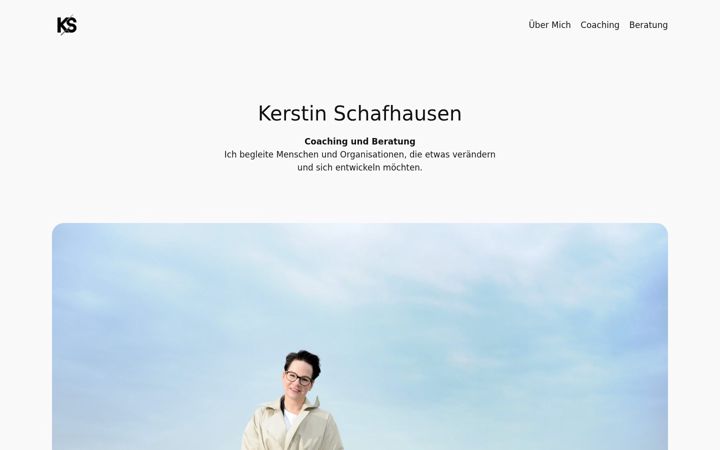 Snímek obrazovky kerstinschafhausen.de