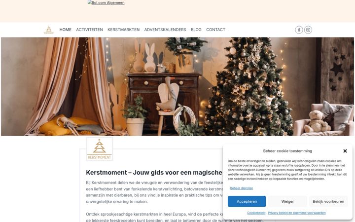 Screenshot of kerstmoment.be