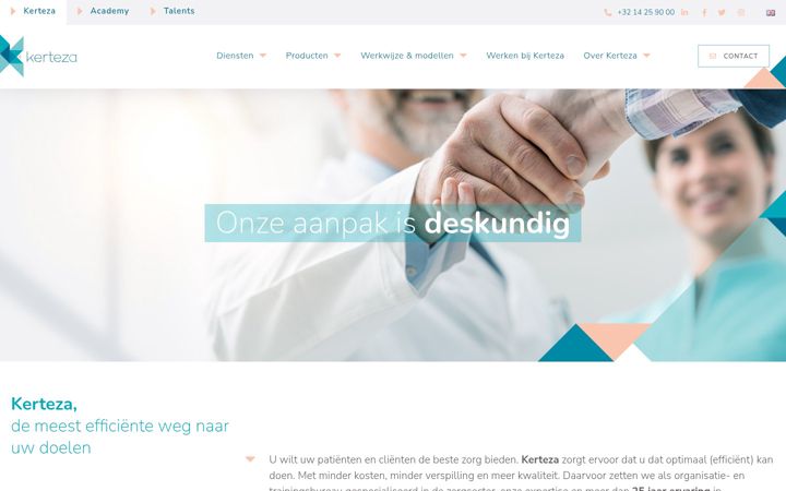 Screenshot of kerteza.com