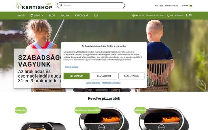 Screenshot of kertishop.com