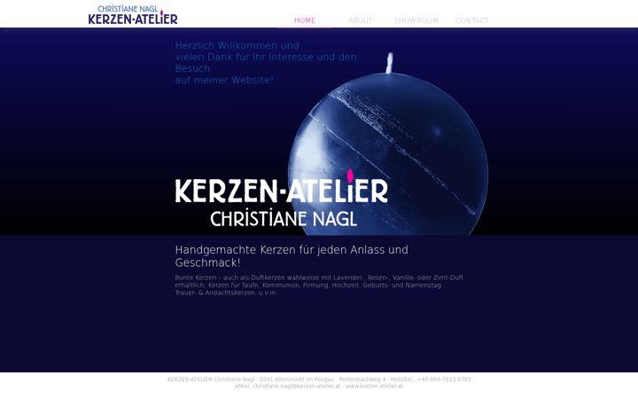 Screenshot of kerzen-atelier.at