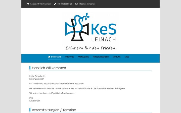 Screenshot of kes-leinach.de
