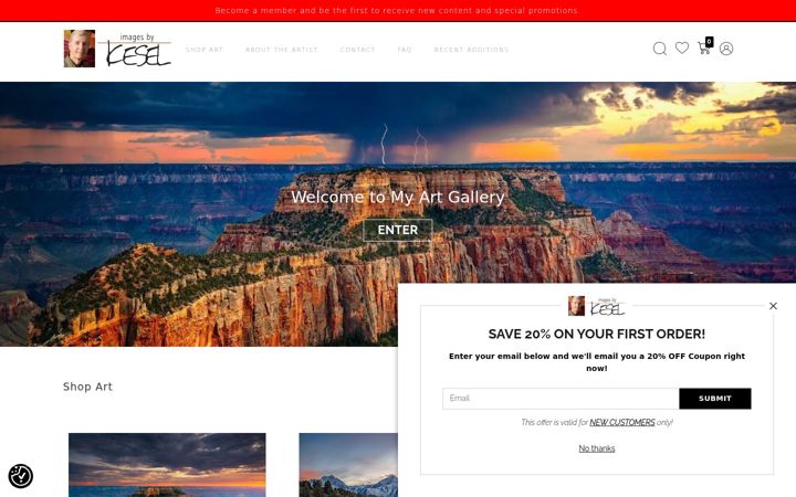 Screenshot of keselimages.com
