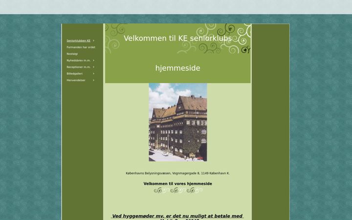 Screenshot of kesenior.dk