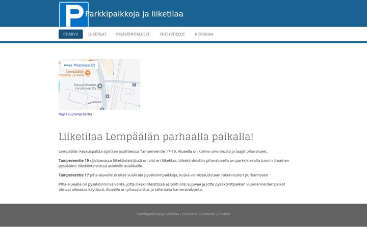 Screenshot of keskuspalsta.fi
