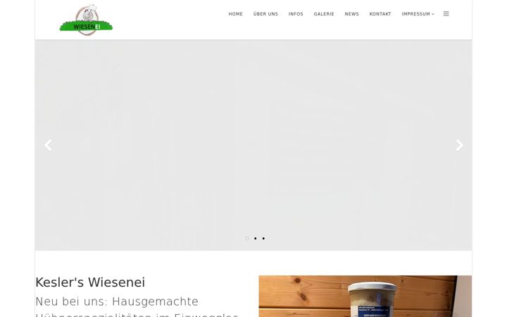 Screenshot of keslers-wiesenei.de