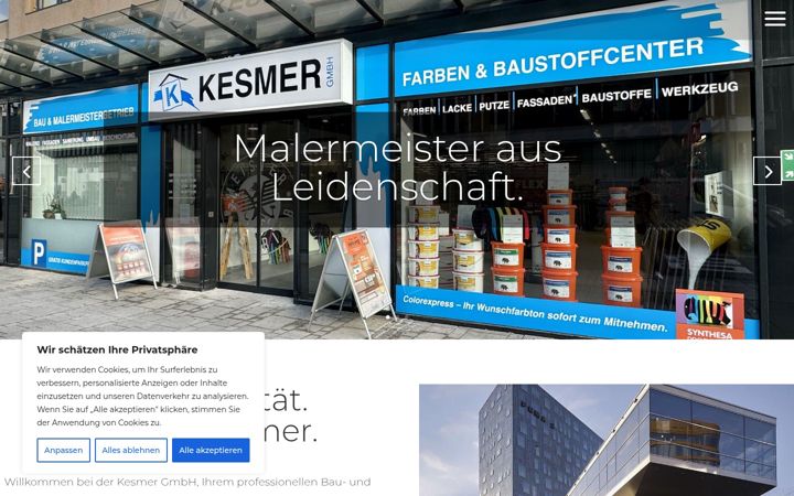 Screenshot of kesmer.at