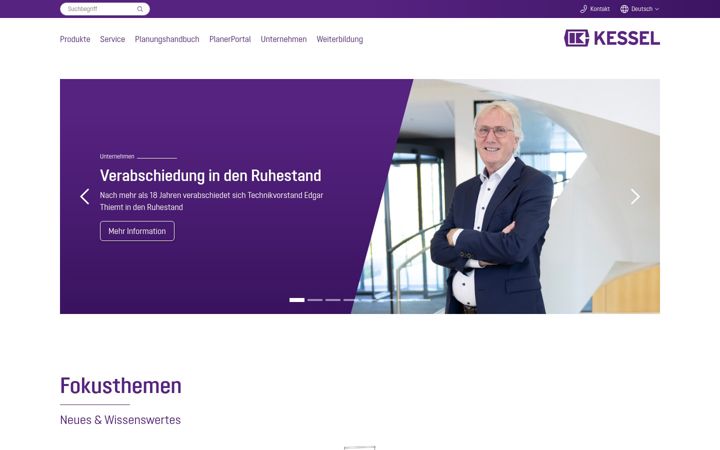 Screenshot of kessel.de