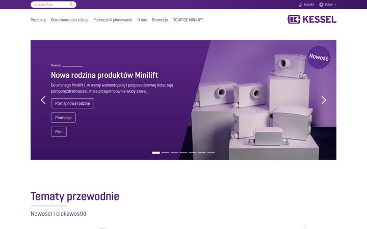 Screenshot of kessel.pl
