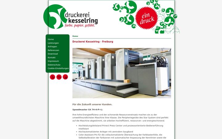 Screenshot of kesselring.de