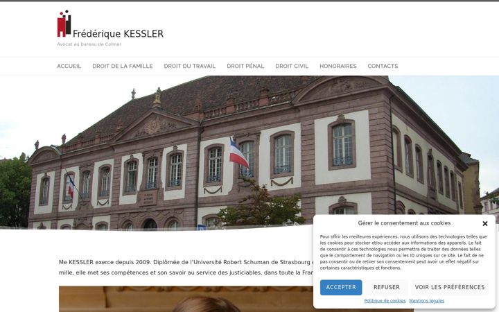 Screenshot of kessler-avocat.fr